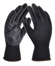 NITRILE PFREE GLOVE NYLON PALM FOAM (M)