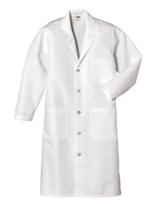 LAB COAT NYLON WHITE